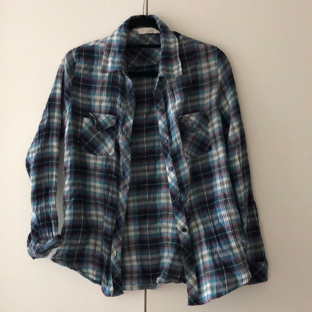 Plaid Lovestitch long sleeved shirt
